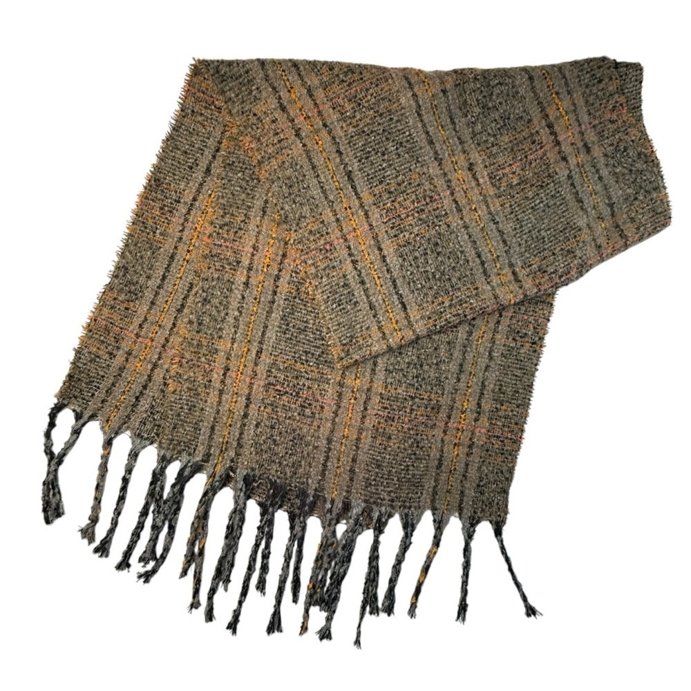 Oversized Cozy Soft Plush Fringed Scarf - Picture 2 of 4
